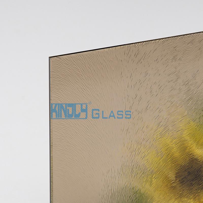 Bronze Chinchilla Patterned Glass